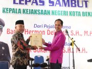 Lepas Sambut Kajari Kota Bekasi, Hermon Resmi Digantikan Sukarman