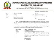 Hari Ini, DPRD Karawang Gelar Paripurna, Ini yang Dibahas