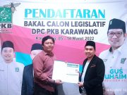 Ketua Katar Asep Ce’ong Resmi Daftar Bacaleg di PKB Karawang