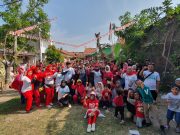 Rayakan HUT RI ke-78, Caleg PKB Karawang Gelar Senam Bersama Warga Kampung Jebud