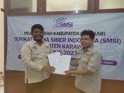 Hasil Muskab, Suhlan Pribadi Terpilih Jadi Ketua SMSI Karawang 2023-2026