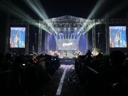 Group Band Aftershine Idolakan Ganjar Pranowo dalam Konser Sholawat Di Karawang