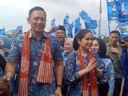 Safari Politik Ke Karawang, AHY Optimis Raih Dua Kursi di Dapil VII Jabar