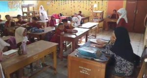 SDN Karawang kulon 1 banjir