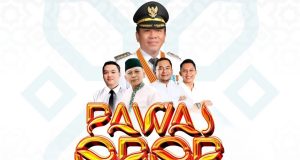 Pawai obor karawang 2025