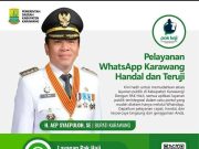 Sambut 100 Hari Kerja, Pemkab Karawang Luncurkan Layanan Whatsapp ‘Pak Haji’