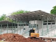 Renovasi stadion singaperbangsa Karawang
