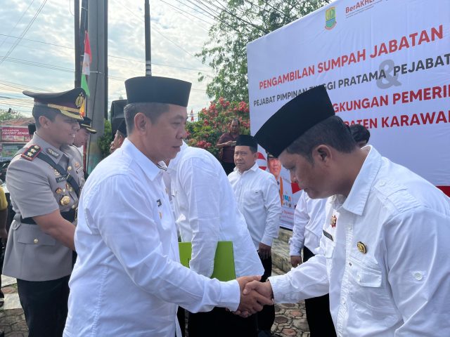 Pelantikan pejabat karawang