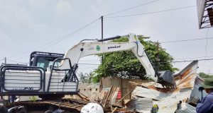 Pembongkaran bangli di karawang