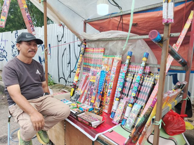 Pedagang petasan